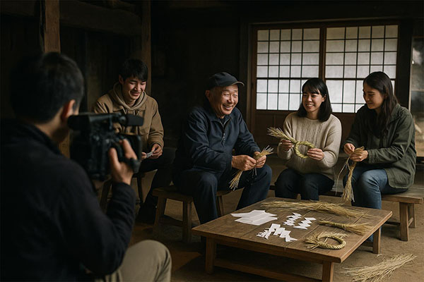 伝統行事の撮影